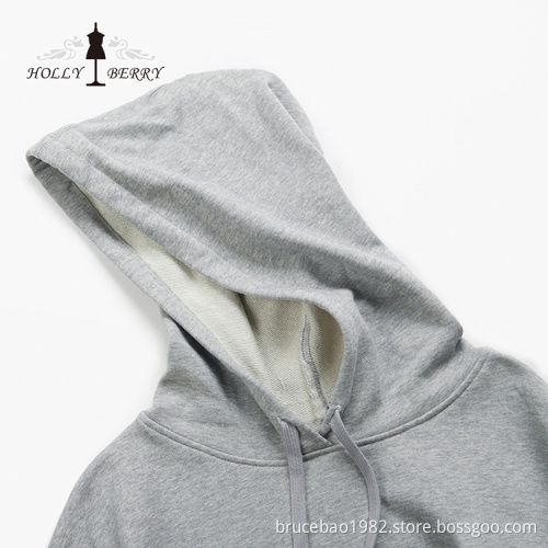 Fashion Short Hooded Three Quarter Crop Top Hoodies Women